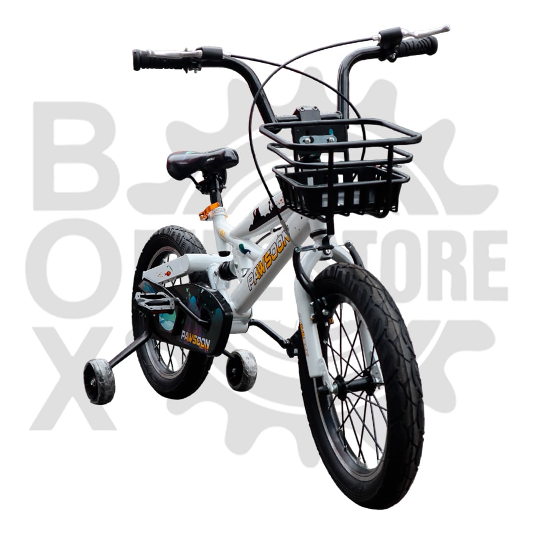 BICICLETA PAWSOON ARO 16 PARA NIÑO ESTILO BMX DEPORTIVO BLANCO - 3