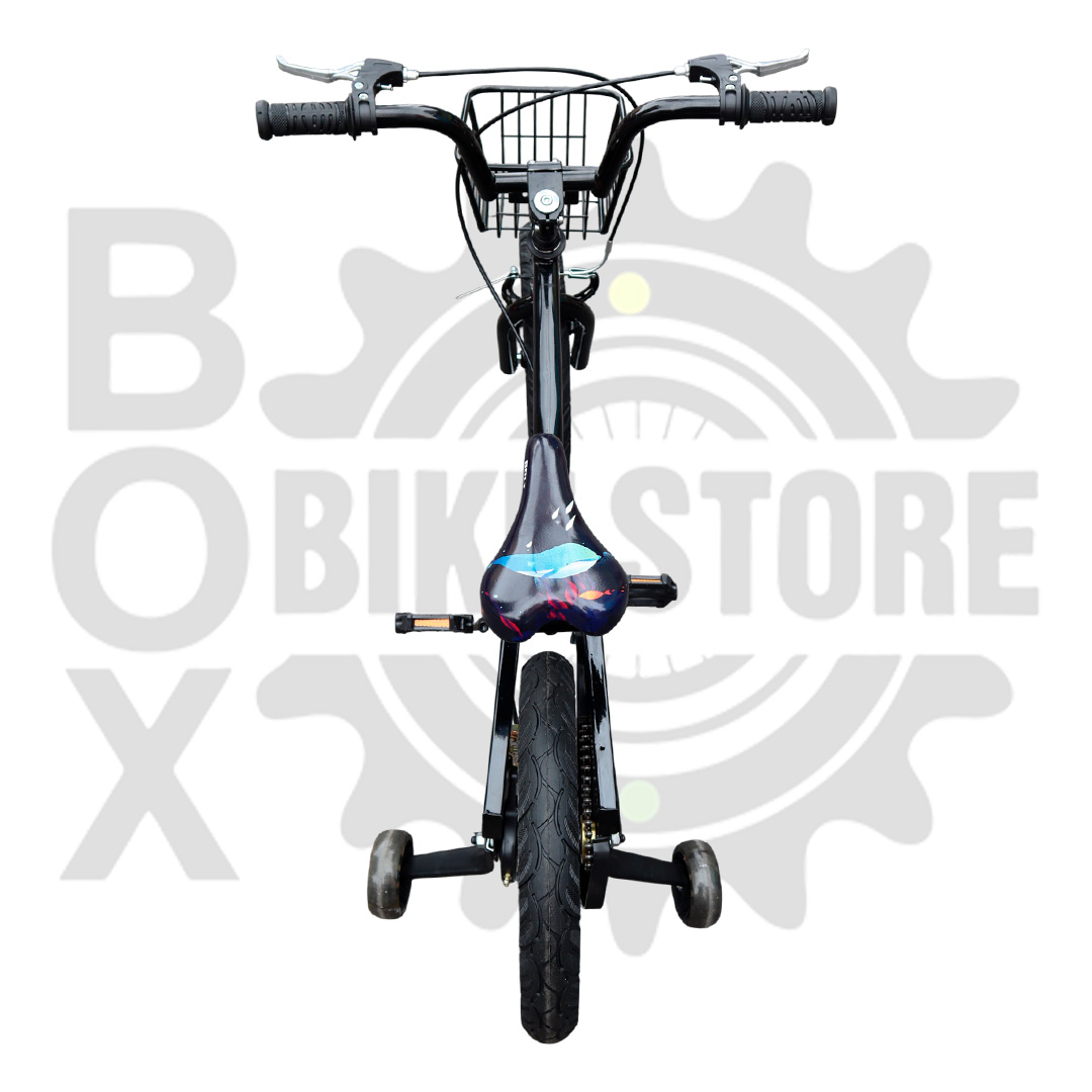BICICLETA PAWSOON ARO 16 PARA NIÑO ESTILO BMX DEPORTIVO NEGRO - 4