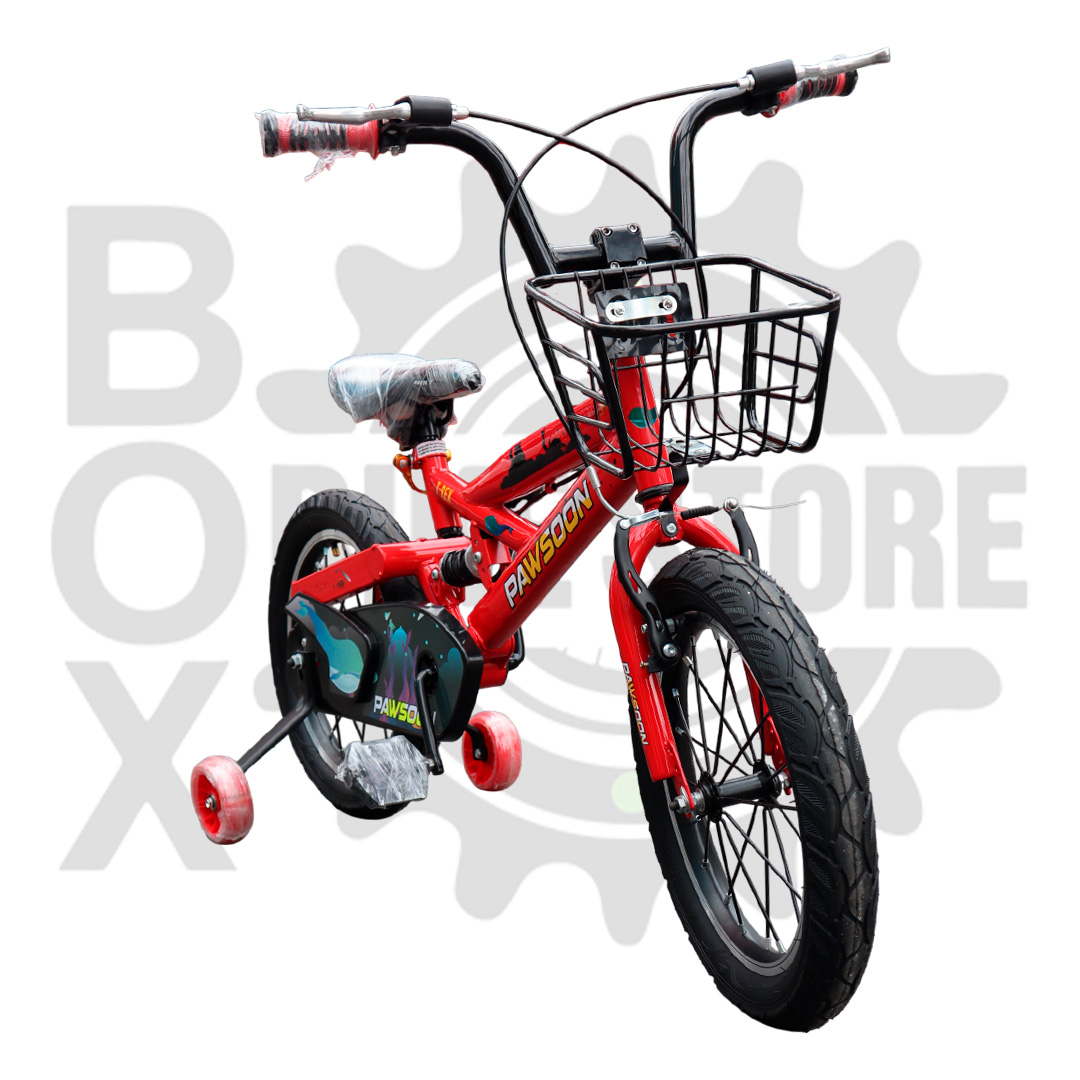 BICICLETA PAWSOON ARO 16 PARA NIÑO ESTILO BMX DEPORTIVO ROJO - 2