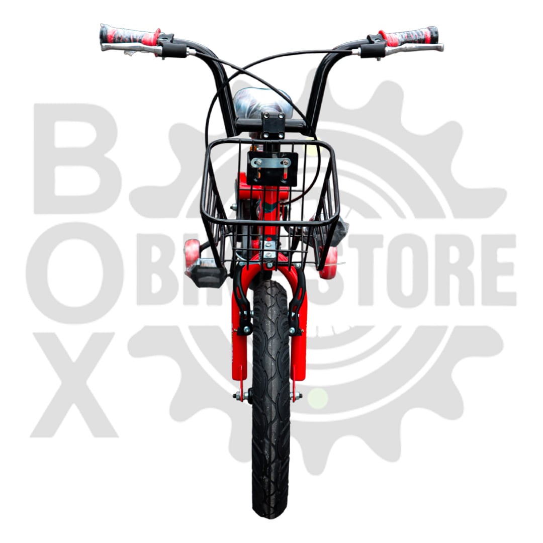 BICICLETA PAWSOON ARO 16 PARA NIÑO ESTILO BMX DEPORTIVO ROJO - 4