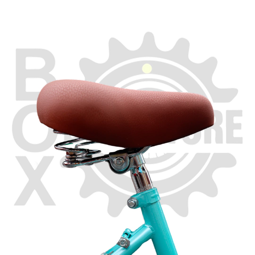 BICICLETA URBANA KOMBAT LADY ARO 26 CON CANASTA, PARRILLA Y 7V / VERDE - 4