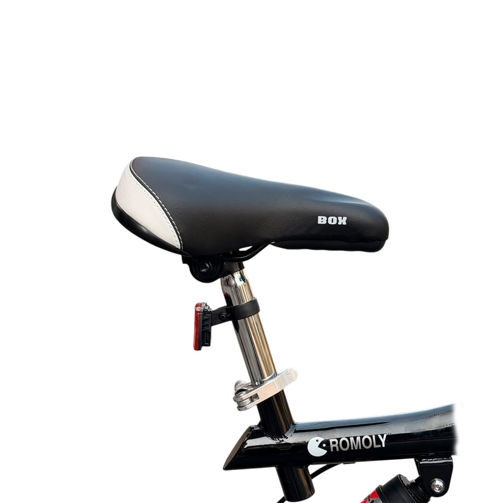 BMX CON TRIPLE SUSPENSIÓN ARO 20 - NEGRO CON BLANCO - 5