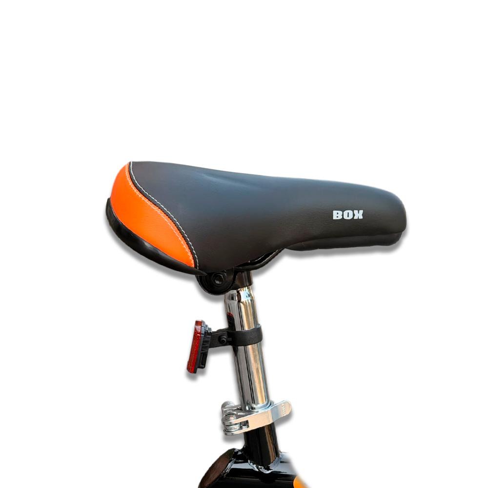 BICICLETA BMX CON TRIPLE SUSPENSIÓN ARO 20 - NEGRO CON NARANJA - 5