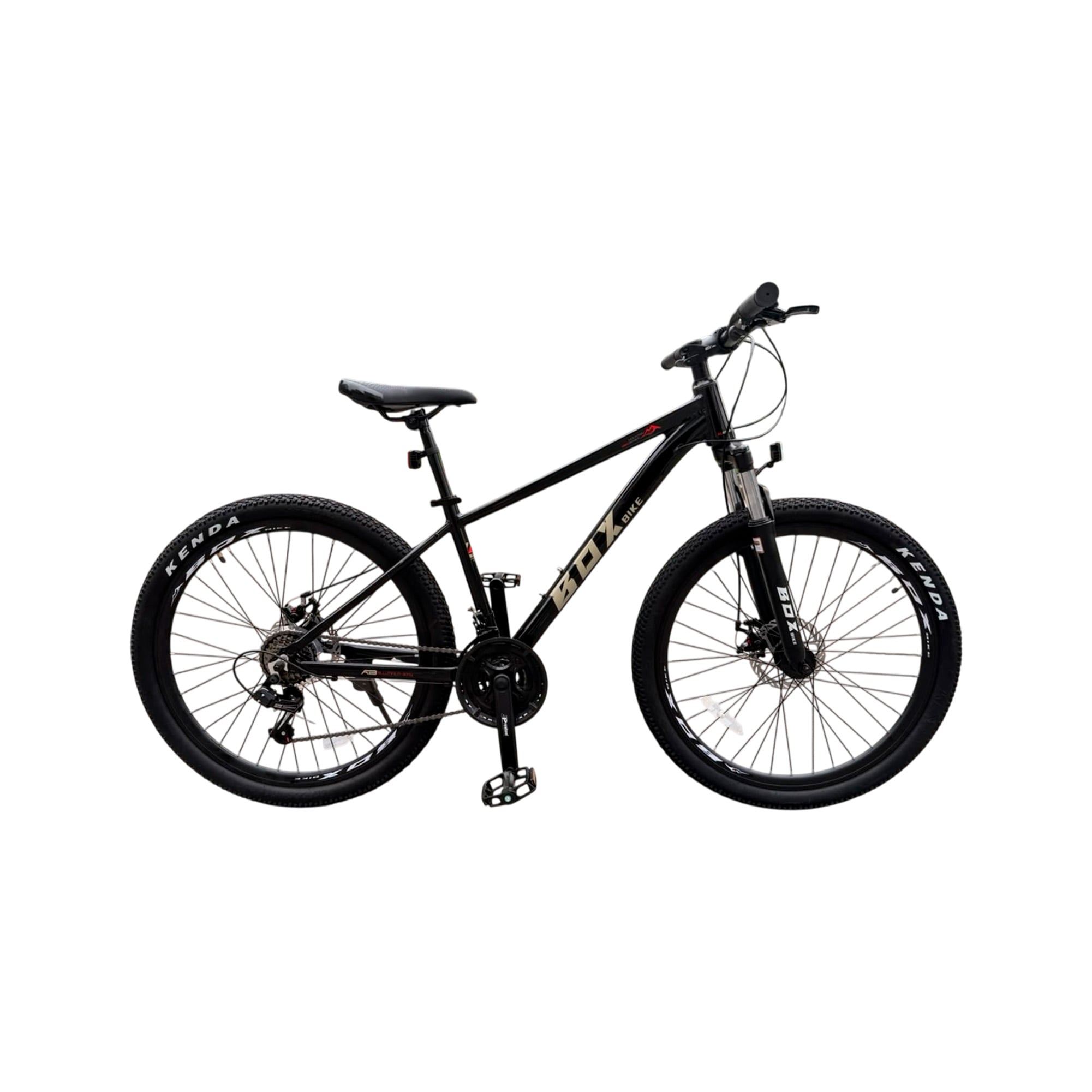BICICLETA MTB ARO 26 DE ALUMINIO COLOR NEGRO - 1