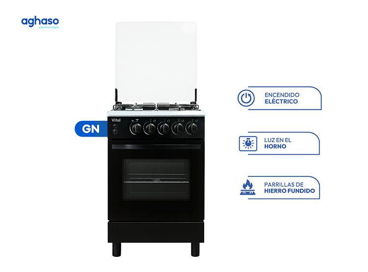 COCINA AGHASO 4 HORNILLAS - VITAL GN - 1
