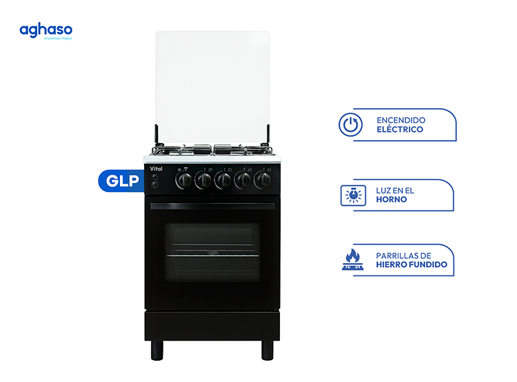 COCINA AGHASO 4 HORNILLAS - VITAL GLP - 1