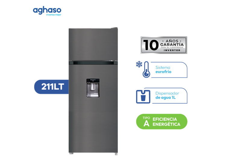 REFRIGERADORA AGHASO 211 L - 1