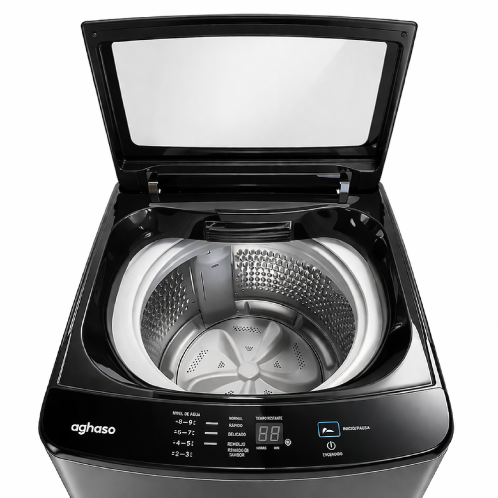 Lavadora Automática Aghaso 12 kg Silver - 3