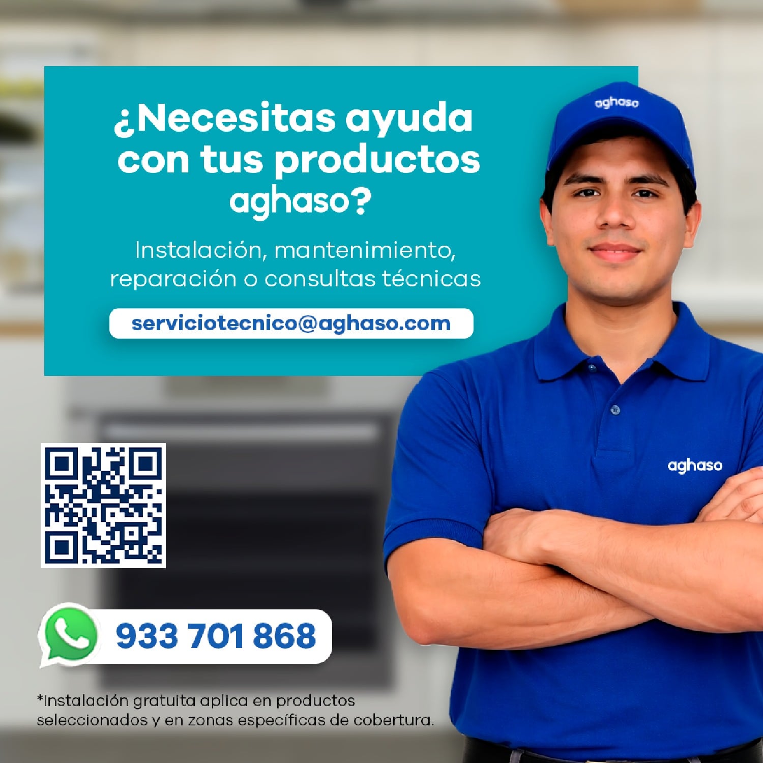 COCINA A GAS GLP 5 HORNILLAS DIGITAL AGHASO 105L - 8