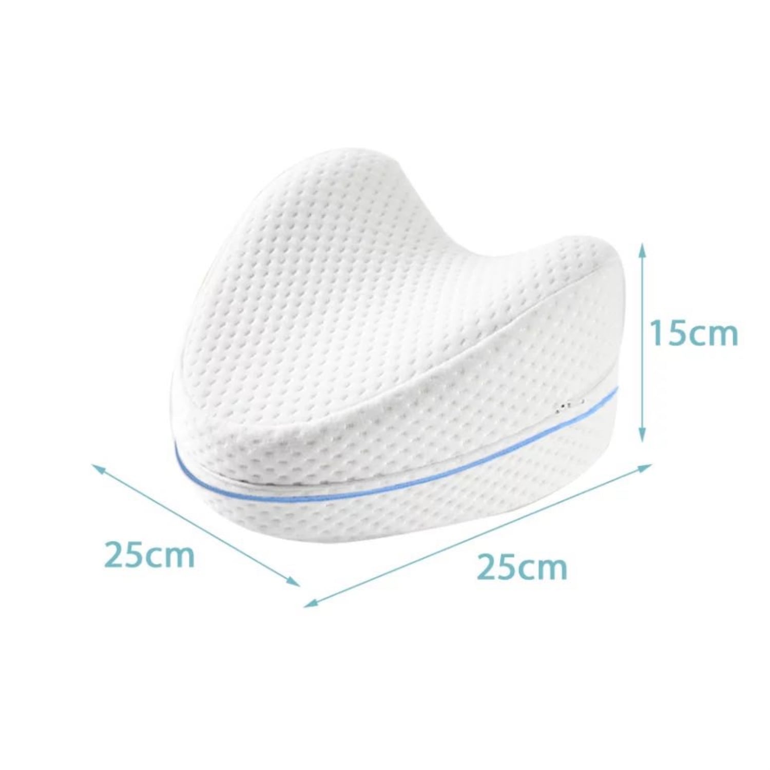 ALMOHADA ORTOPÉDICA PARA PIERNAS VISCOELÁSTICA CON FUNDA - 6
