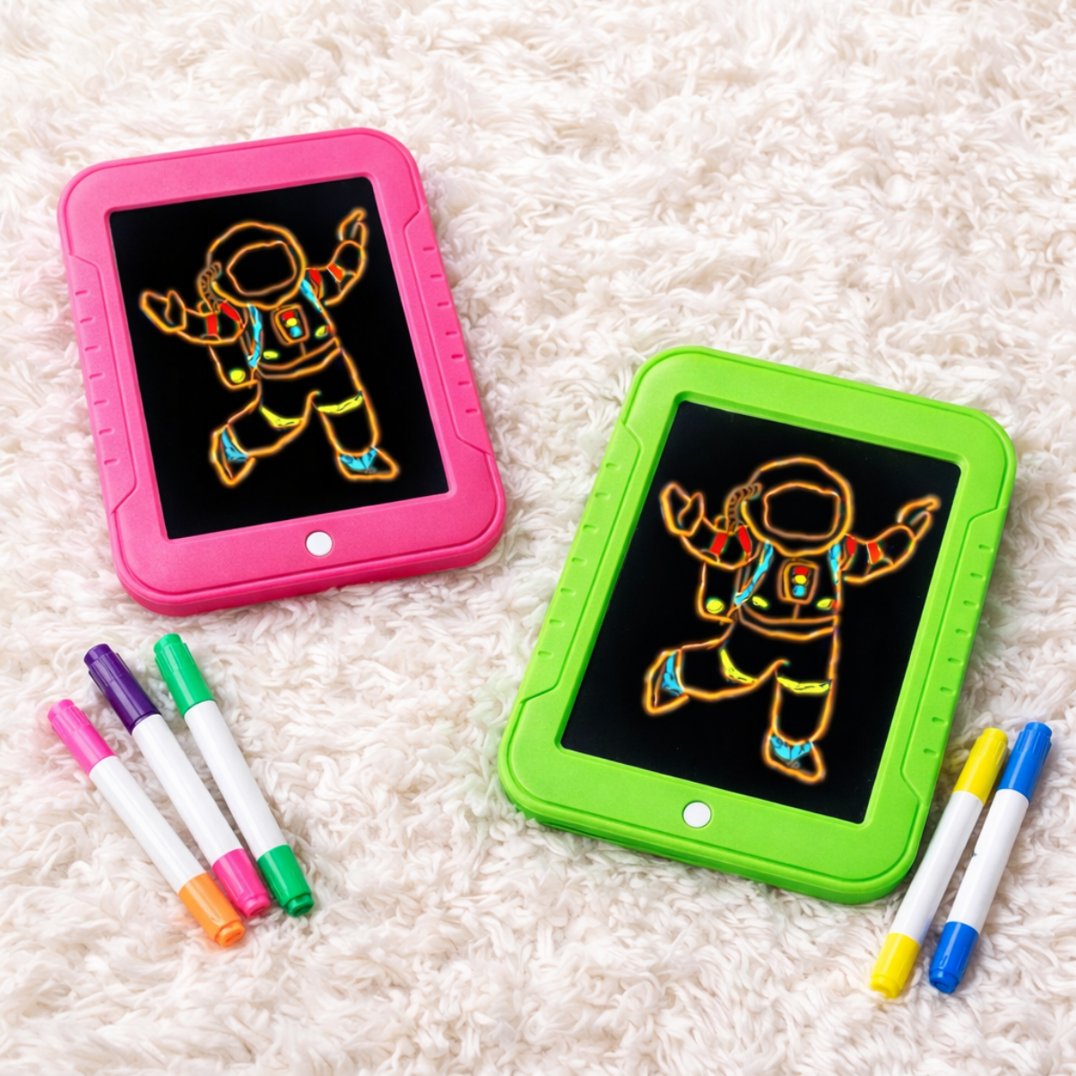 PIZARRA MAGIC PAD PARA NIÑOS – INCLUYE PLUMONES Y DIBUJOS - 8