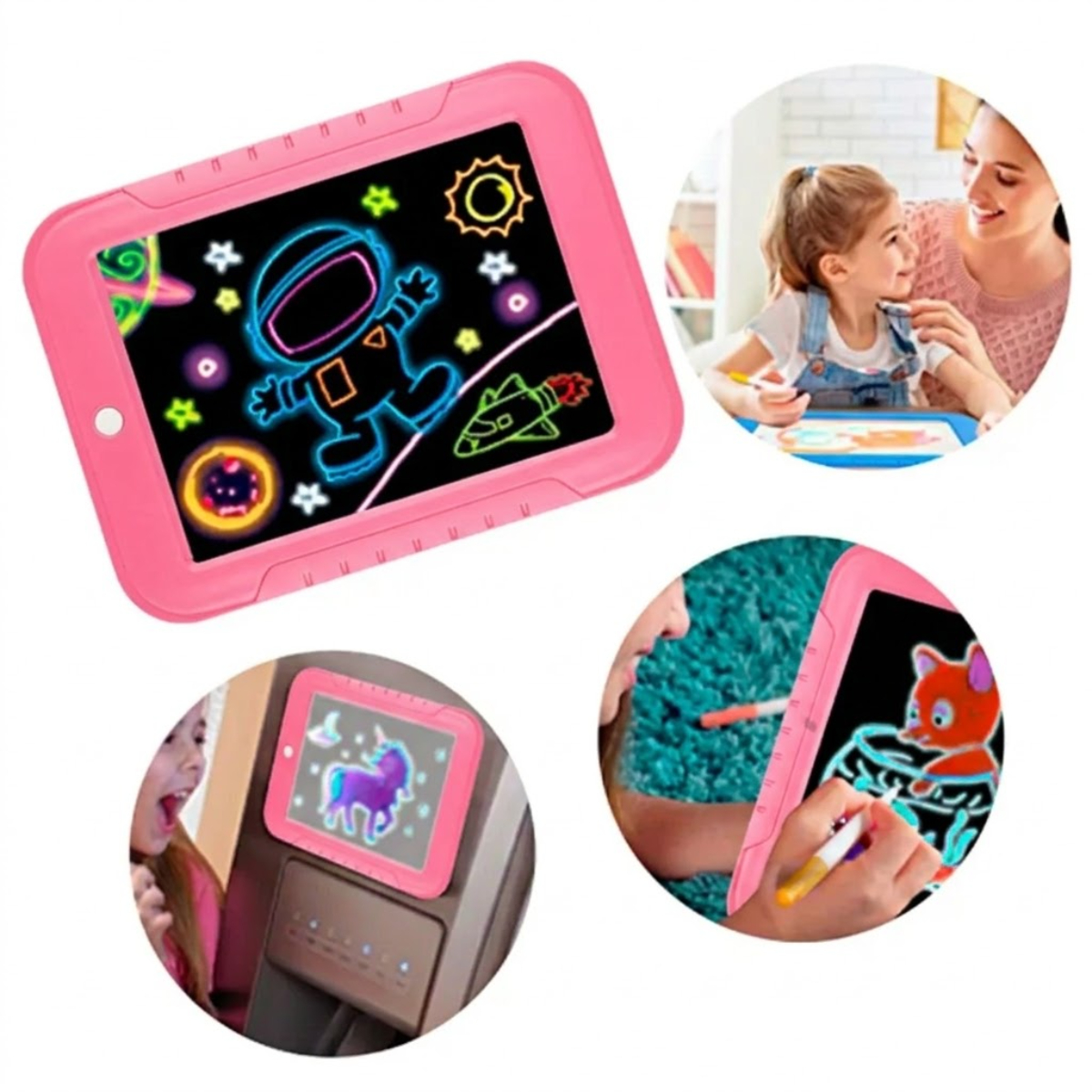 PIZARRA DIGITAL MÁGICA PARA NIÑOS – COLORES SURTIDOS - 3