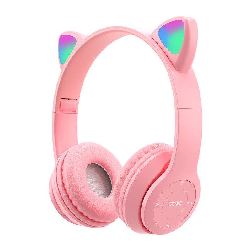 SET AUDÍFONOS ANKAFA IN-EAR GATO BLUETOOTH 3 EN 1 + MP3 + RADIO FM + CABLE - 1