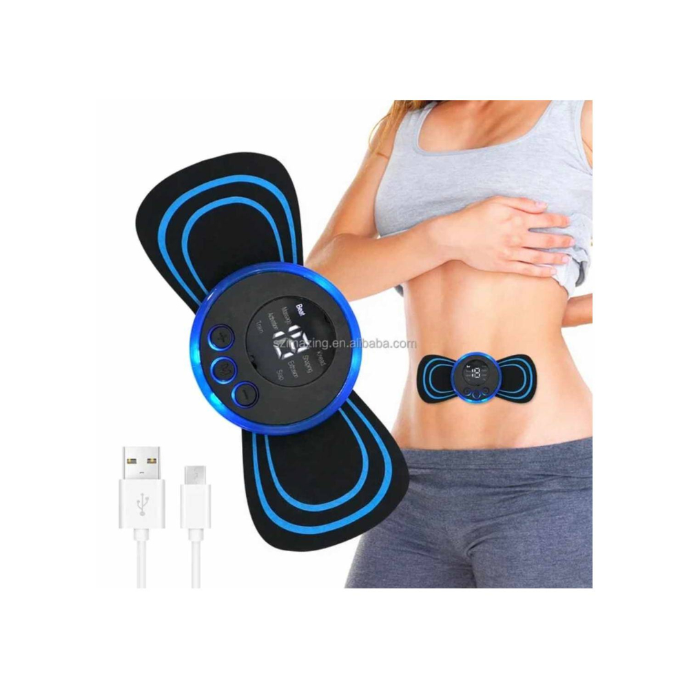 MASAJEADOR ELECTRICO DE CUELLO ABDOMEN ESPALDA RECARGABLE - 1