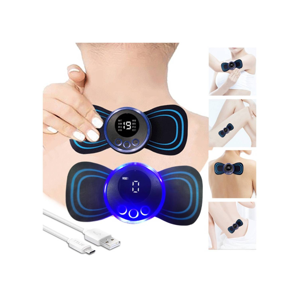 MASAJEADOR ELECTRICO DE CUELLO ABDOMEN ESPALDA RECARGABLE - 2