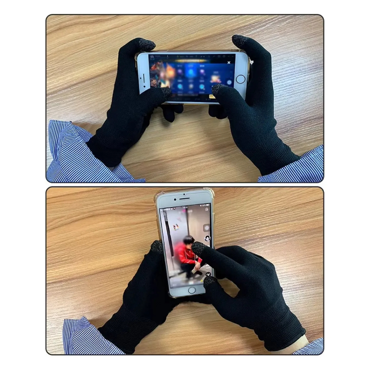 GUANTES GAMER TOUCHSCREEN PACK X2 ANTISUDOR | DOBLE RENDIMIENTO PARA CELULAR - 10