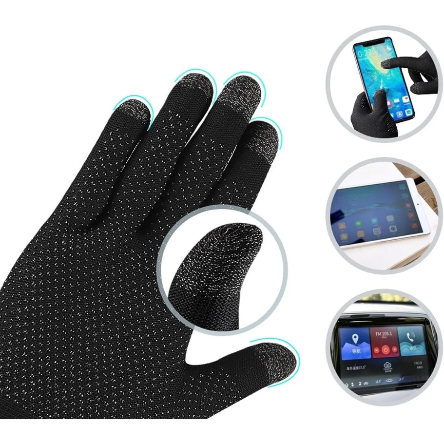 GUANTES DEPORTIVOS ANTISUDOR CON PANTALLA TÁCTIL | AJUSTE ELÁSTICO Y CÓMODO - 3