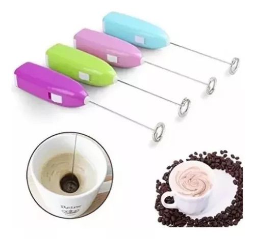 PACK 3 ACCESORIOS COCINA ANKAFA MULTICOLOR BATIDOR ESPUMADERA MANUAL CAFE LECHE JUGOS - 1