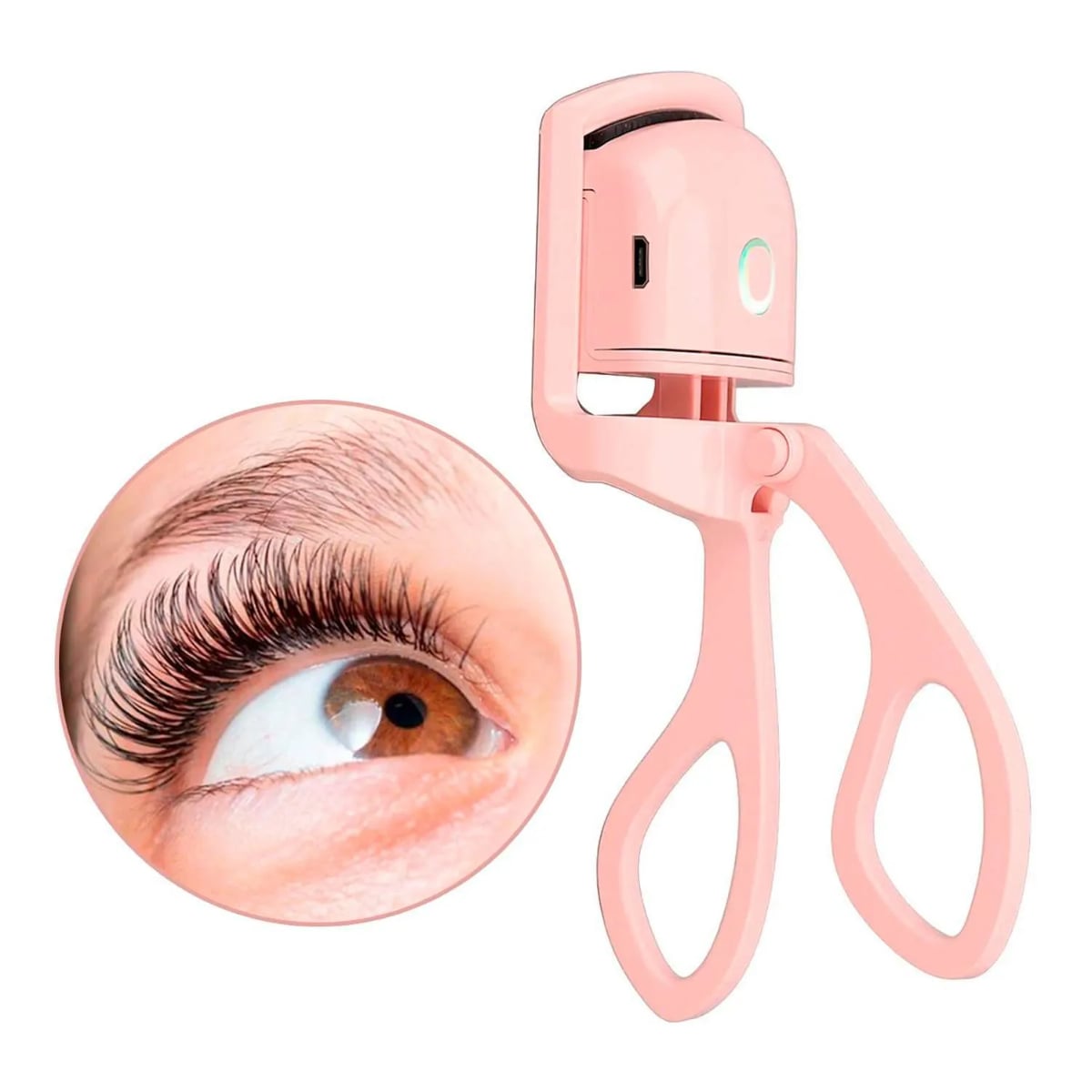RIZADOR DE PESTAÑAS TÉRMICO ELÉCTRICO RECARGABLE USB - 6