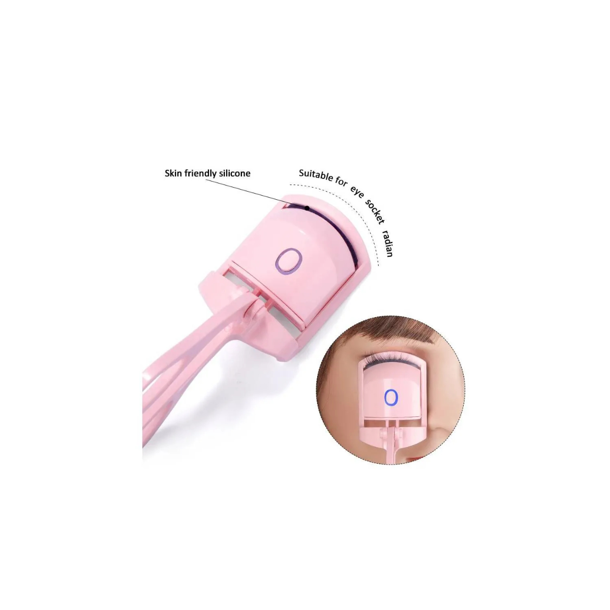 RIZADOR DE PESTAÑAS TÉRMICO ELÉCTRICO RECARGABLE USB - 9