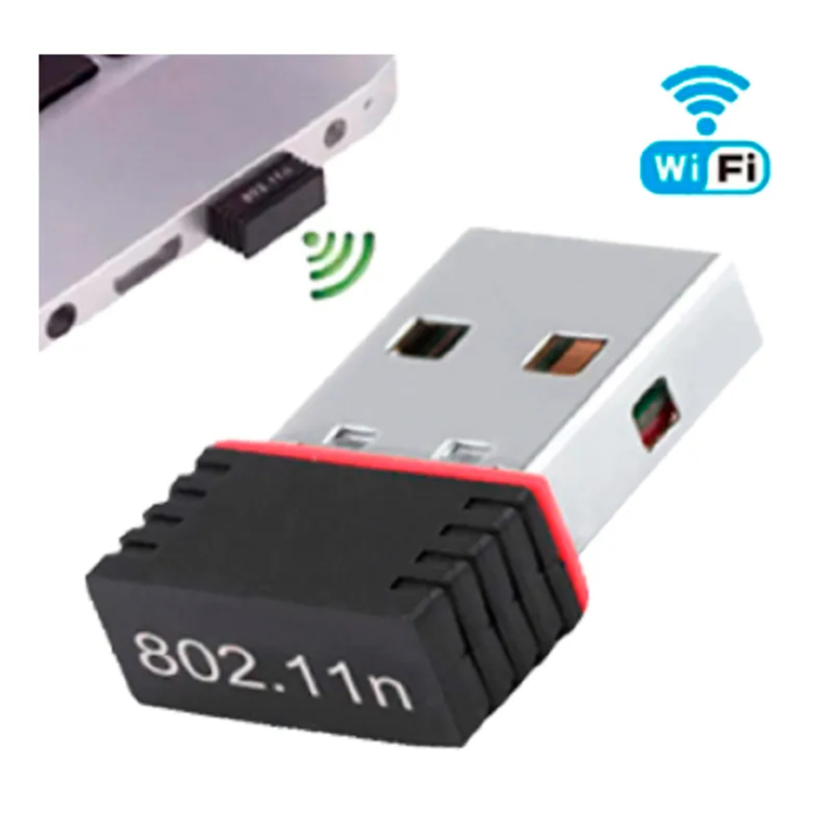 RECEPTOR USB WIFI 150 MBPS INALAMBRICO USB 2.0 - 1