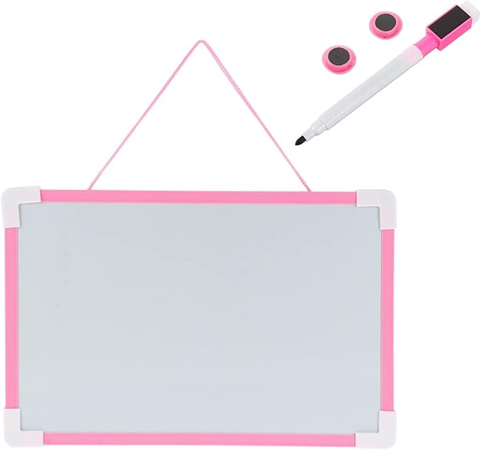 PIZARRA ACRILICA MAGNETICA DOBLE CARA 30 X 40 CM ROSADA - 2