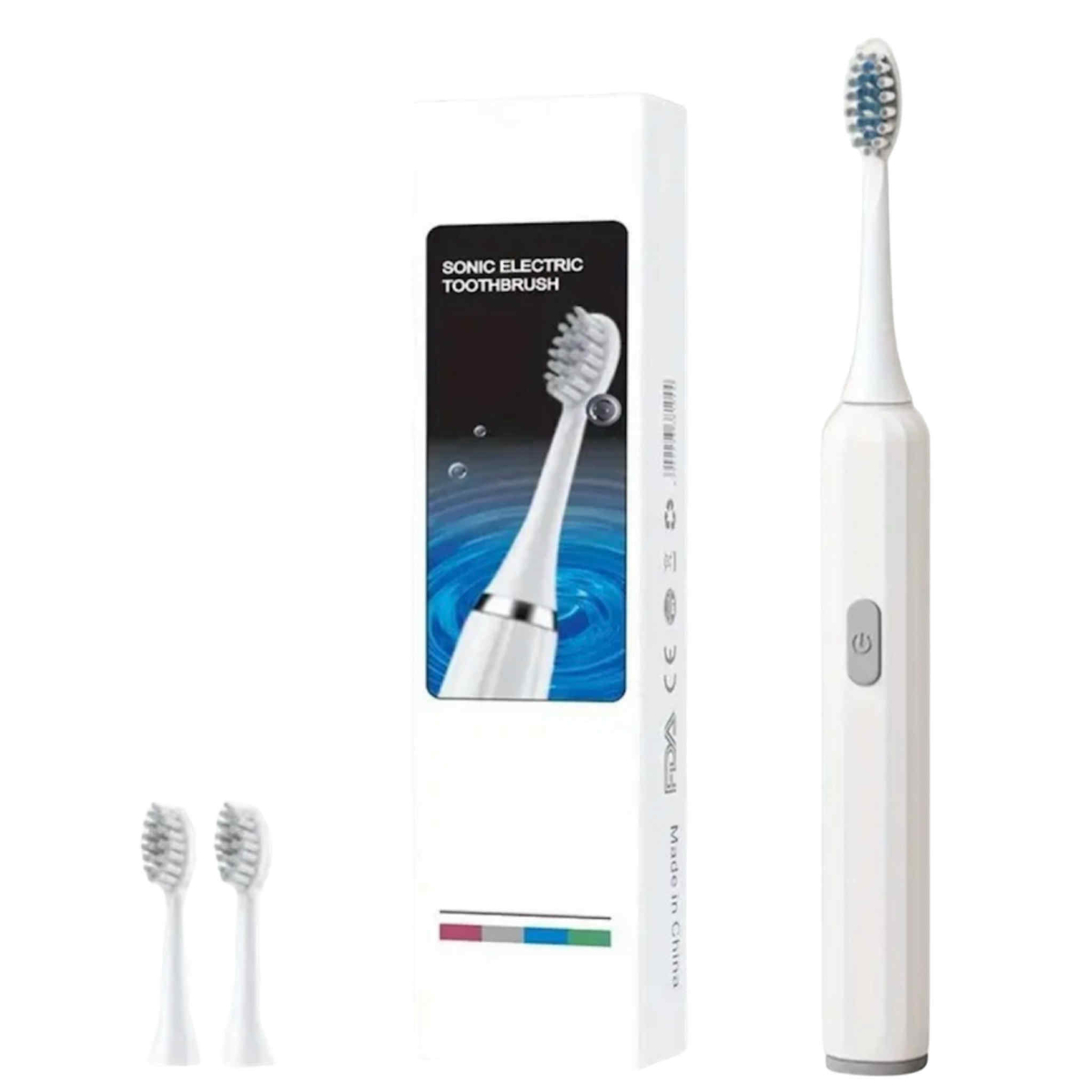 PACK X 2 CEPILLOS ELÉCTRICOS PARA ADULTOS COLOR BLANCO - 1