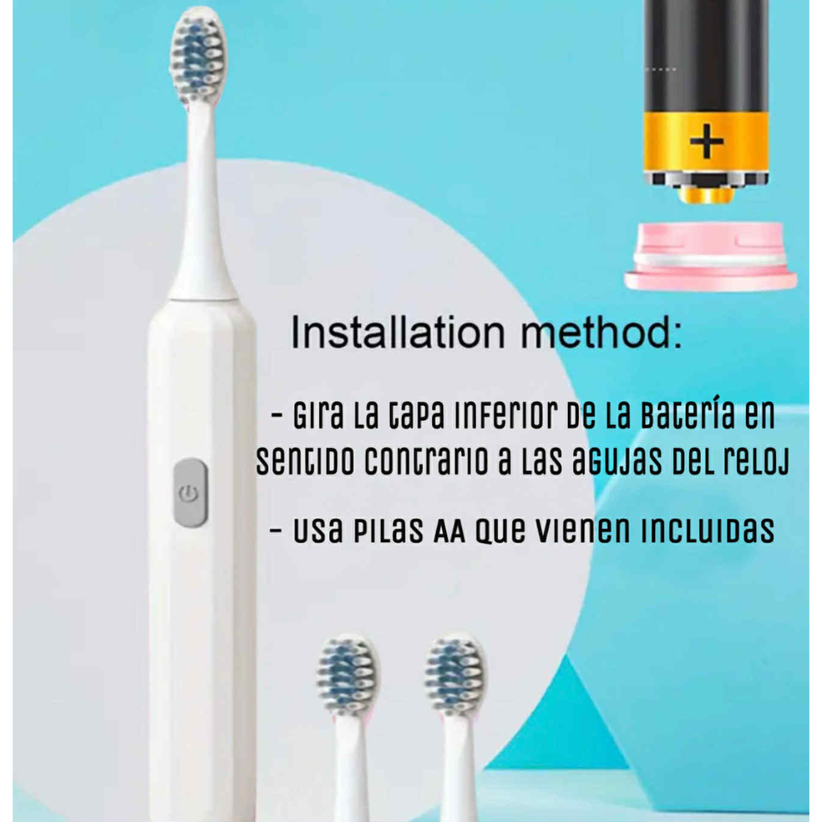 PACK X 2 CEPILLOS ELÉCTRICOS PARA ADULTOS COLOR BLANCO - 3