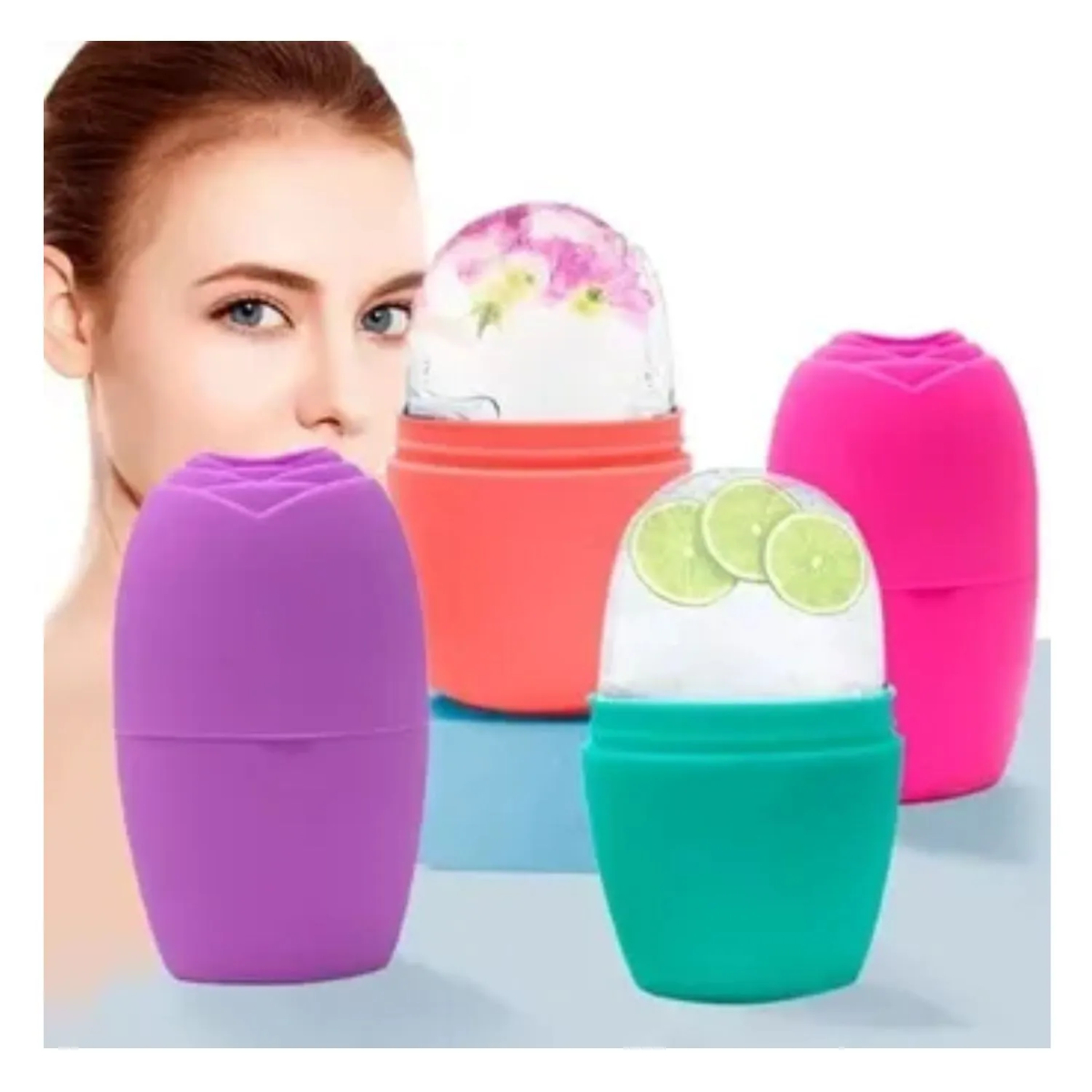MASAJEADOR FACIAL DE HIELO PARA HIELOTERAPIA ROSTRO - 1