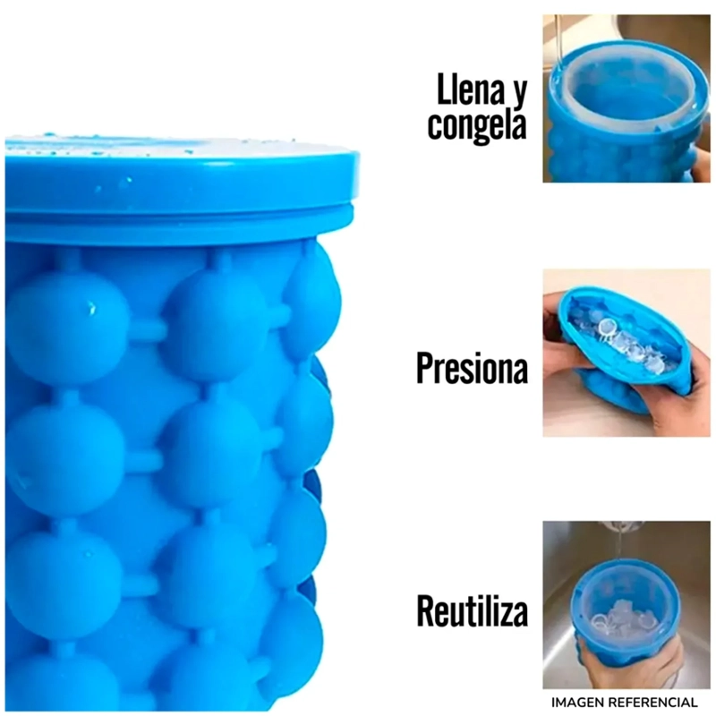 HIELERA DE SILICONA PORTÁTIL - 4