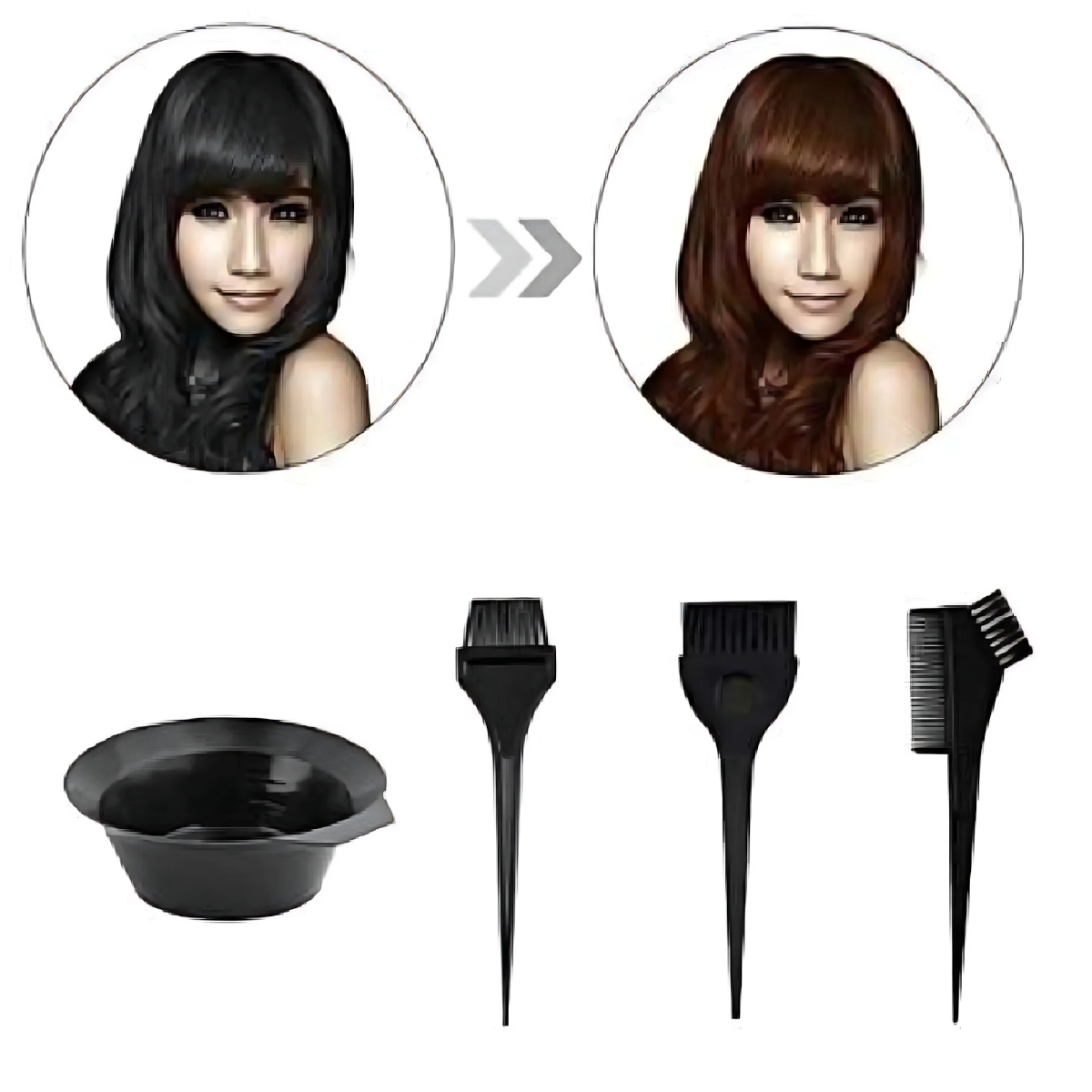 KIT PROFESIONAL DE JUEGO DE TINTE PARA EL CABELLO - 3