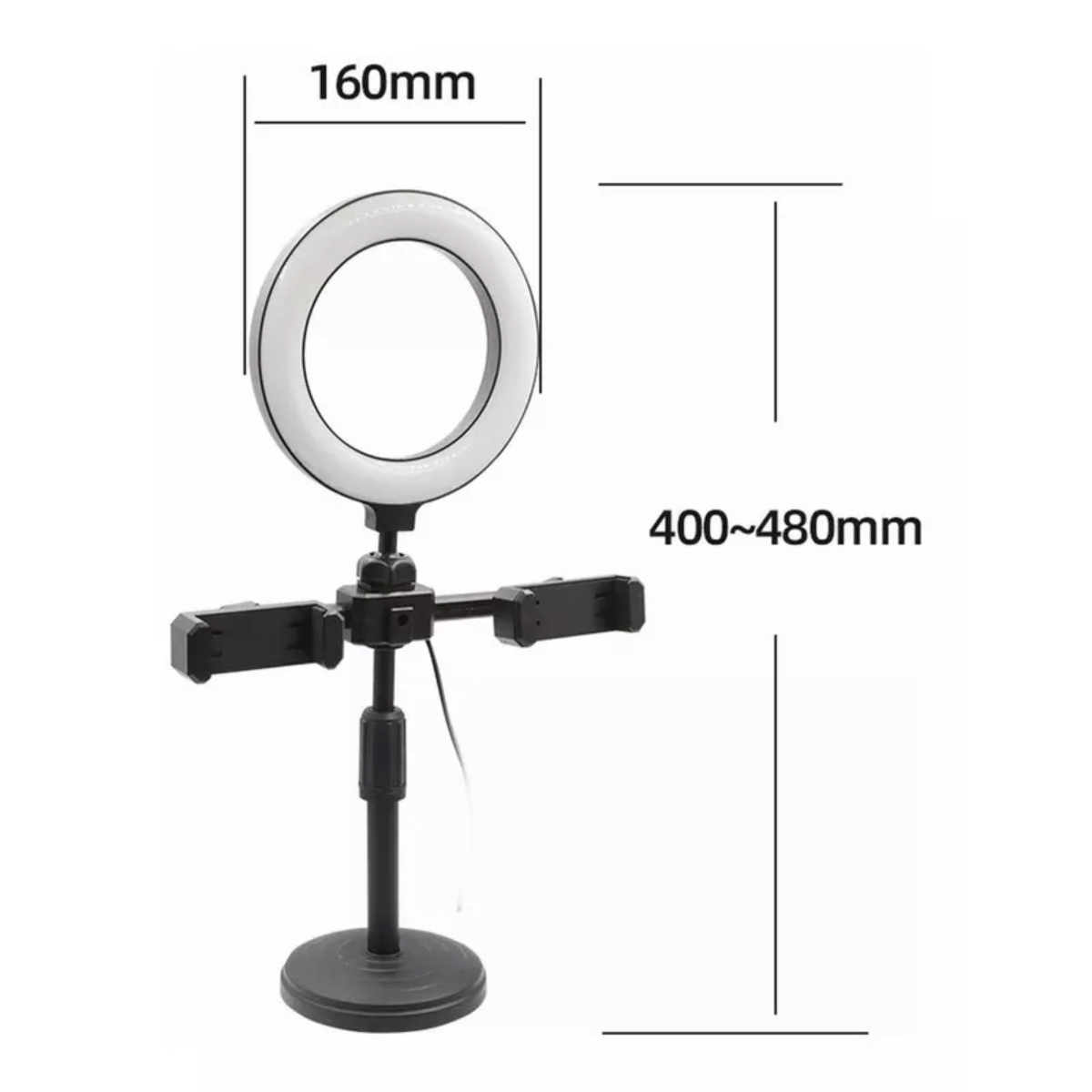 ARO DE LUZ LED 16 CM – ILUMINACIÓN PARA STREAMING Y VENTAS ONLINE - 10