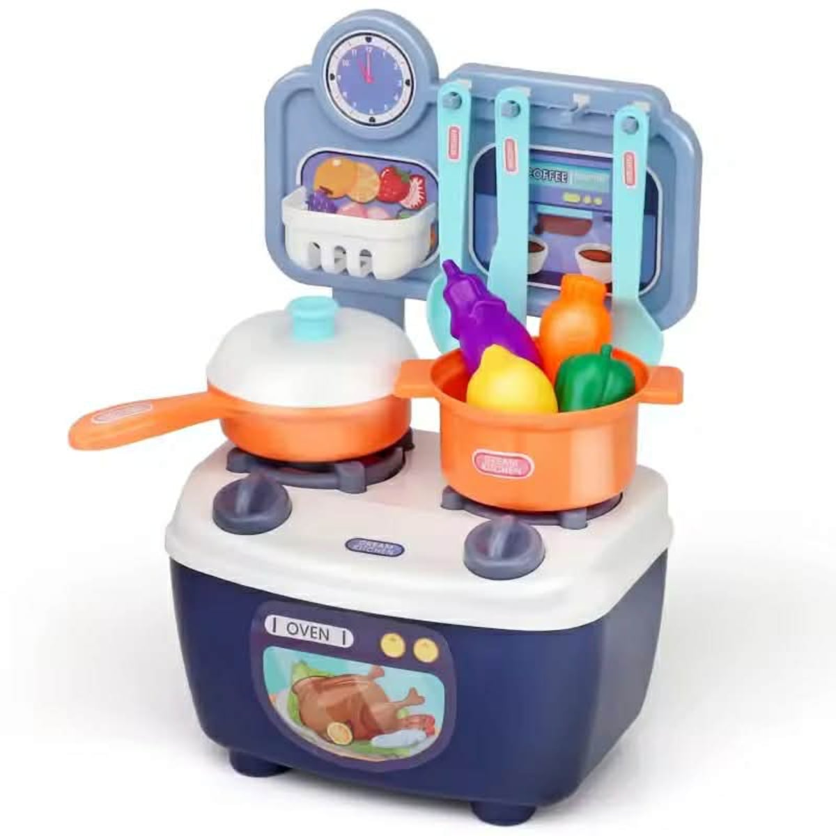 JUGUETE DE COCINA PARA NIÑOS UTENSILIOS DE COCINA EDUCATIVO - 1