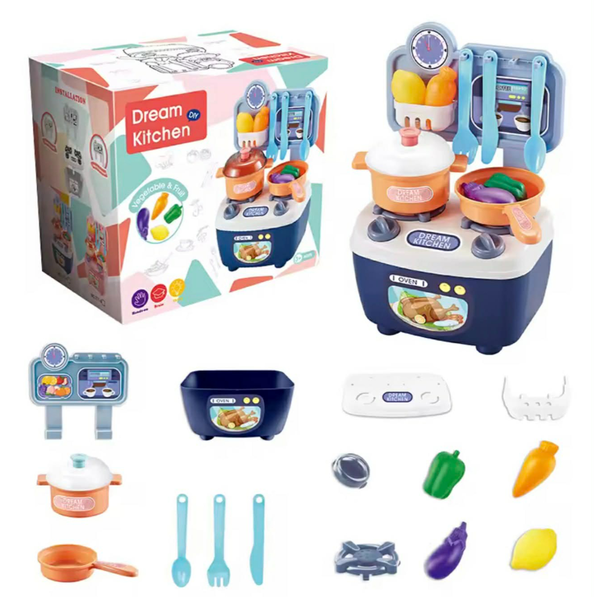 COCINA DE JUGUETE PARA NIÑOS DREAM KITCHEN - 4