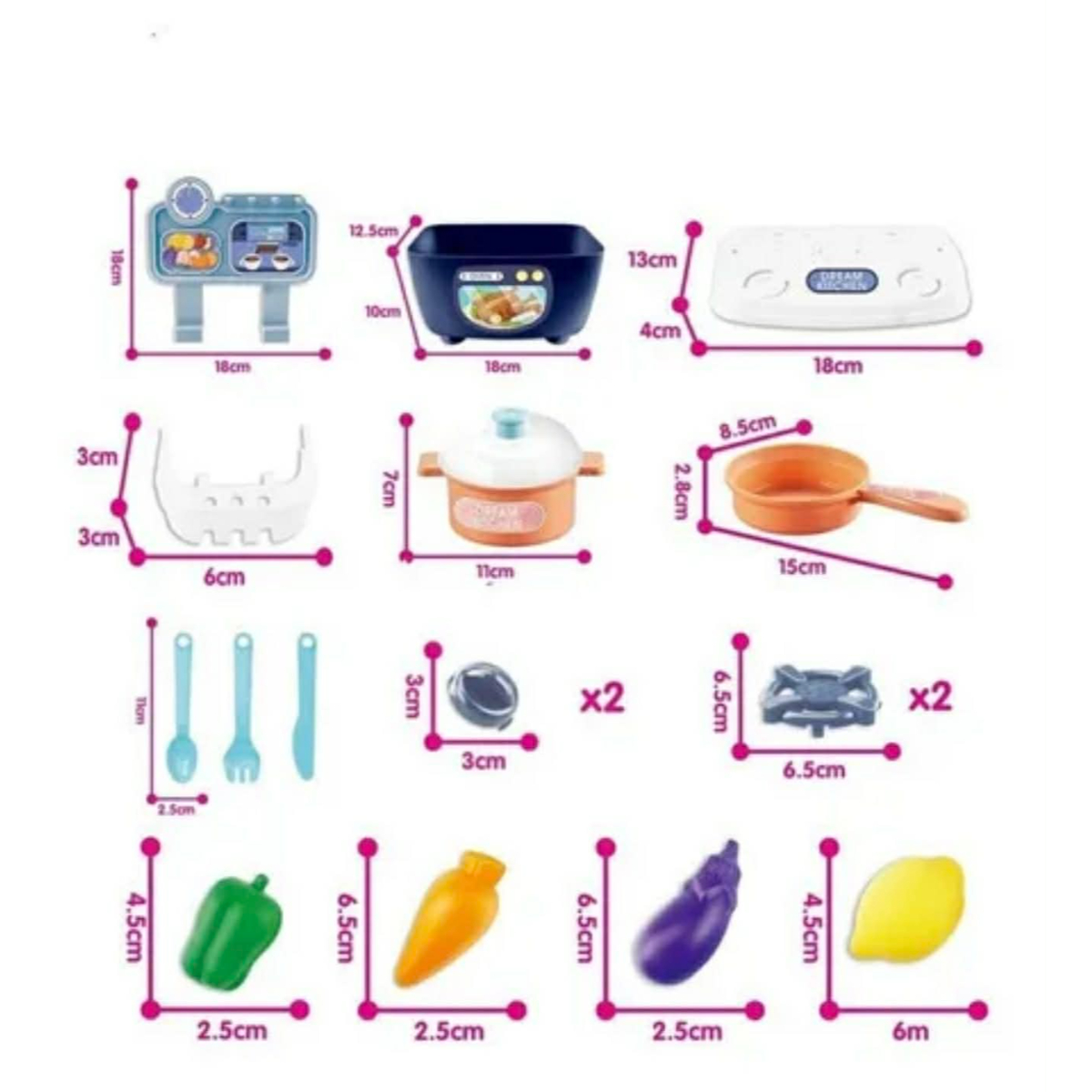 COCINA DE JUGUETE PARA NIÑOS DREAM KITCHEN - 5