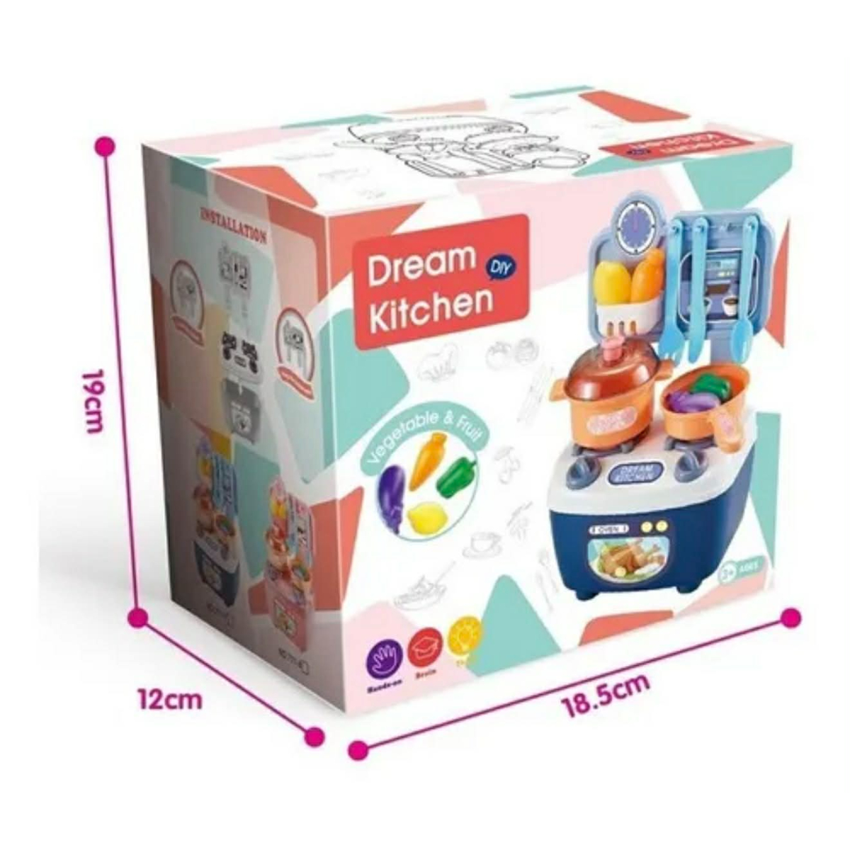COCINA DE JUGUETE PARA NIÑOS DREAM KITCHEN - 8