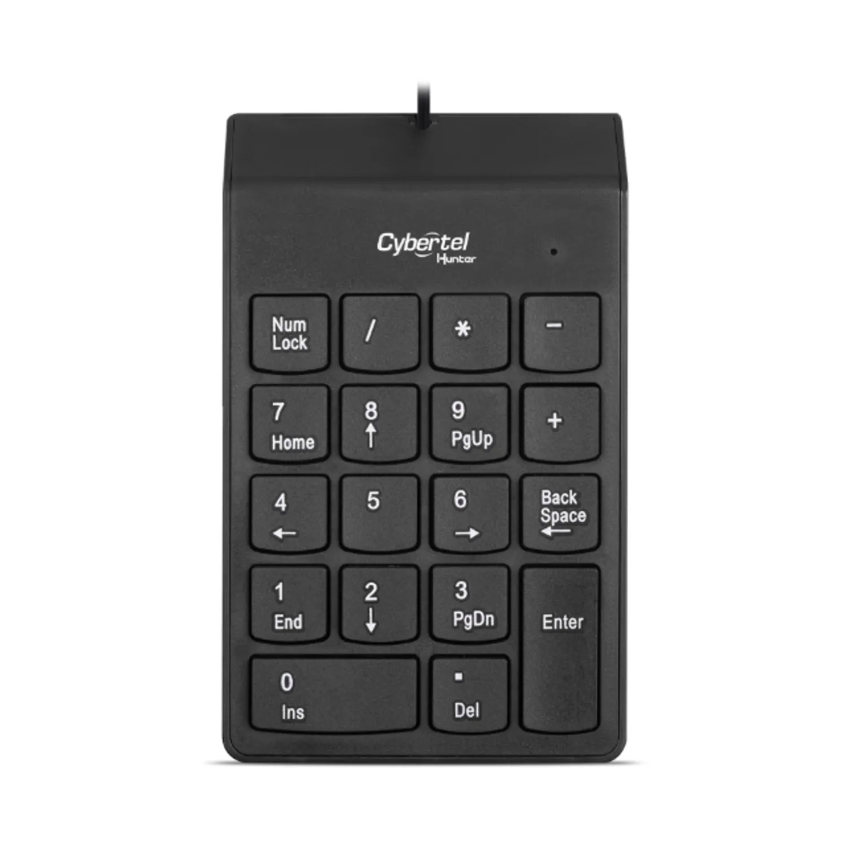 TECLADO NUMERICO CYERTEL HUNTER EN COLOR NEGRO - 1