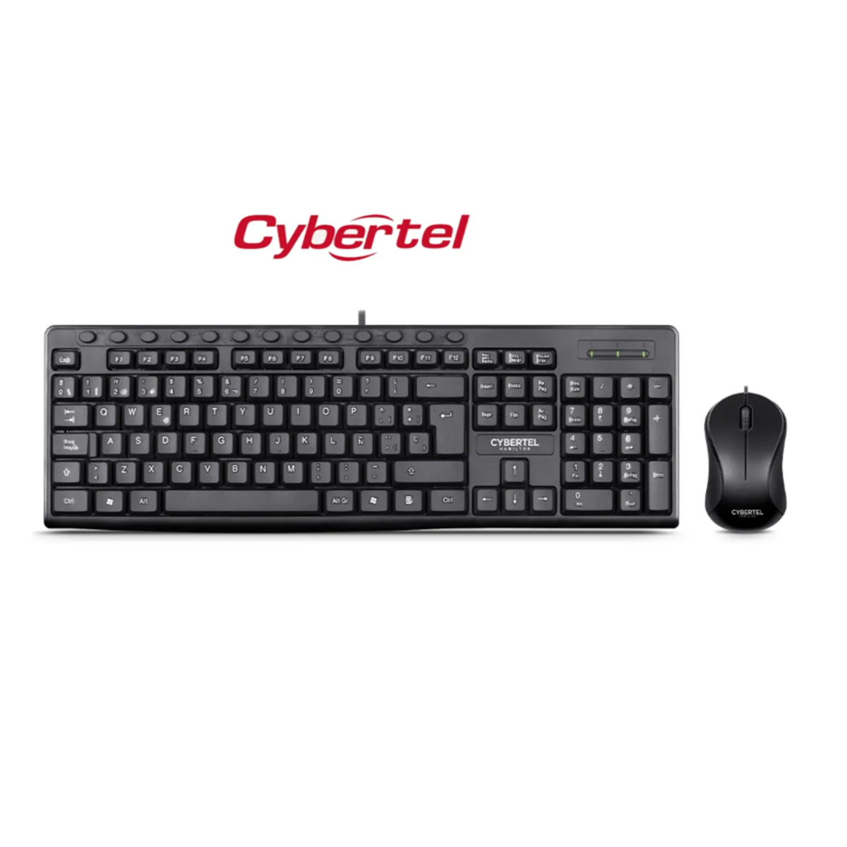 COMBO CYBERTEL HAMILTON CYB T109 TECLADO MOUSE USB - 1