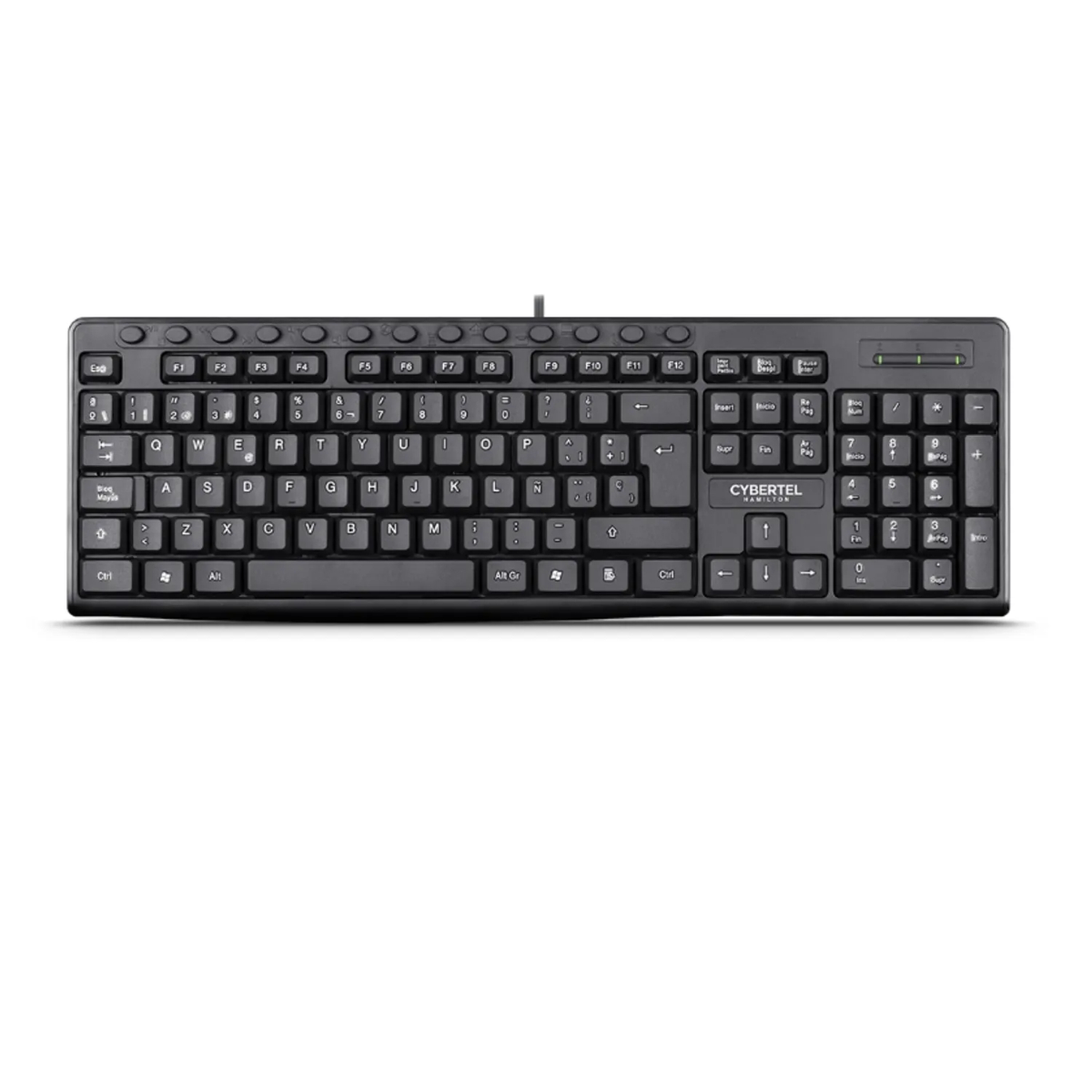 COMBO MOUSE Y TECLADO ALAMBRICO CYBERTEL HAMILTON - 1