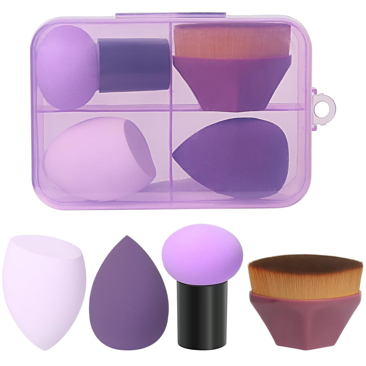 ESTUCHE CON BROCHAS DE MAQUILLAJE KEY - 3