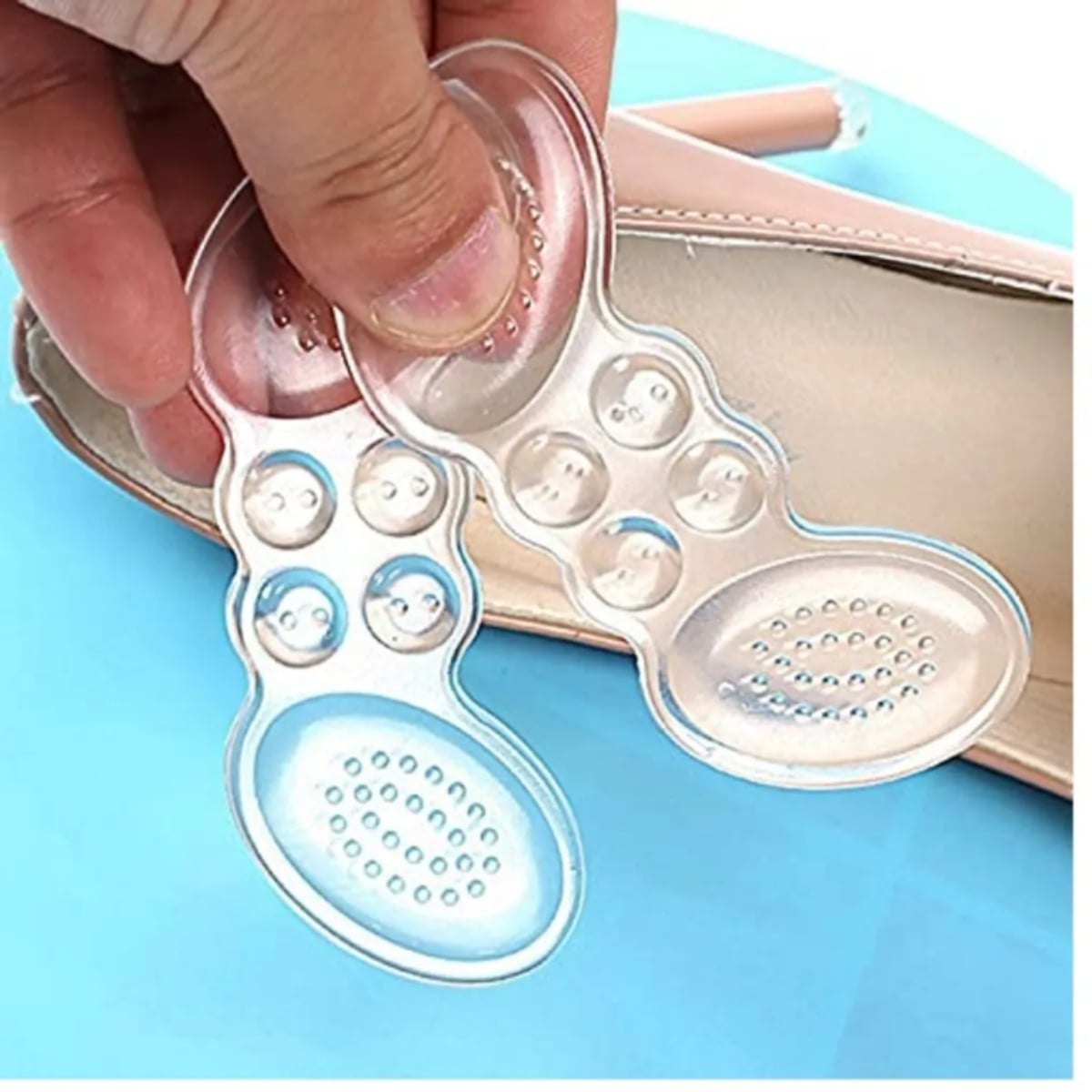 PACK 4 PARES PROTECTOR DE TALÓN DE GEL DE SILICONA PARA ZAPATOS - 3