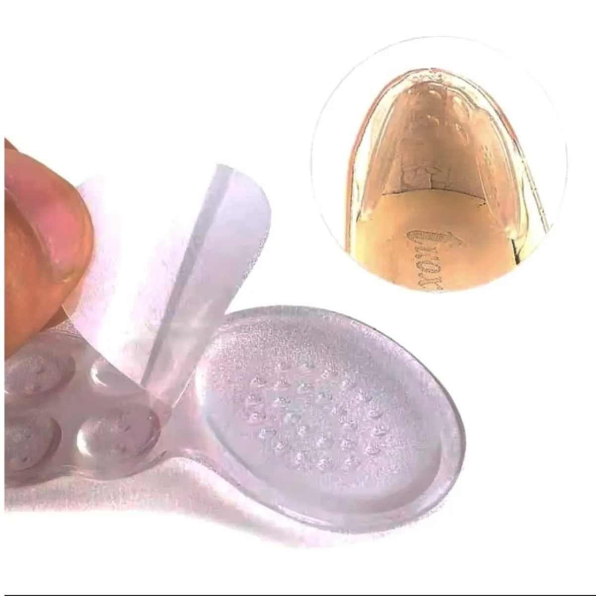PACK 4 PARES PROTECTOR DE TALÓN DE GEL DE SILICONA PARA ZAPATOS - 6