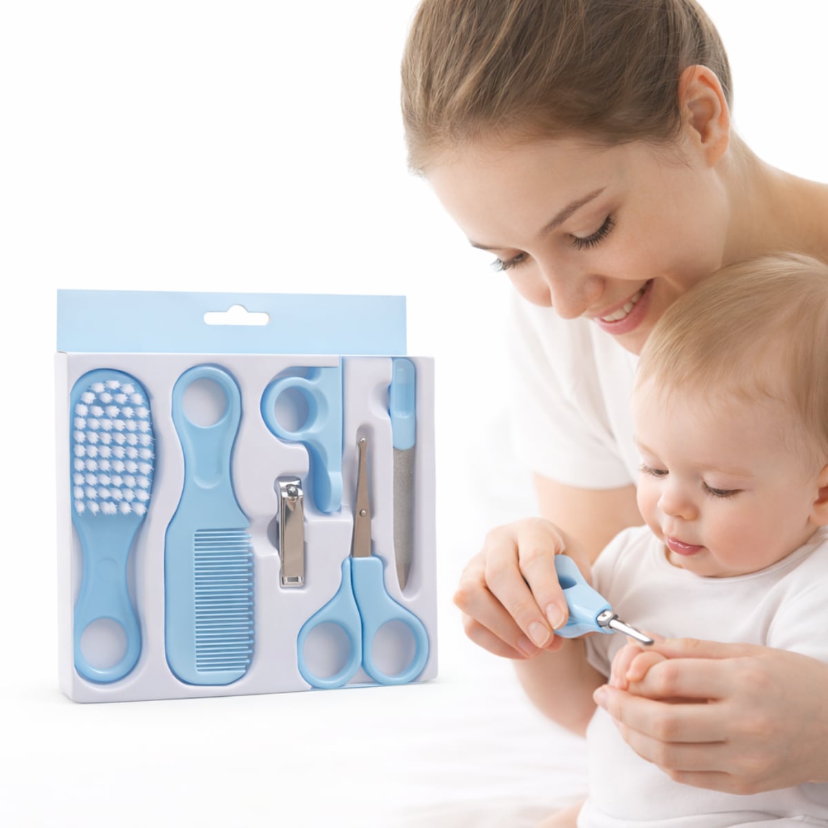 SET DE ASEO PARA BEBÉ CELESTE 6 PIEZAS - 2