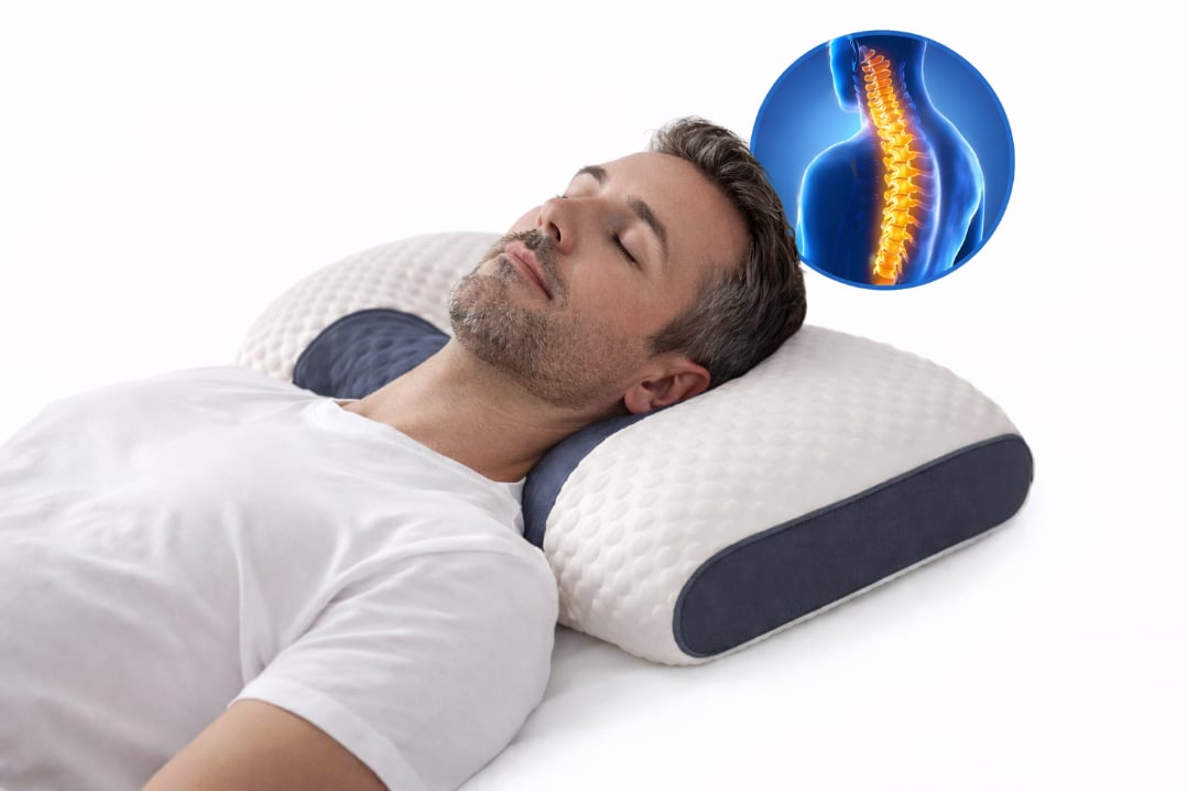 ALMOHADA CERVICAL ORTOPÉDICA ERGONÓMICA PARA CUELLO - 1