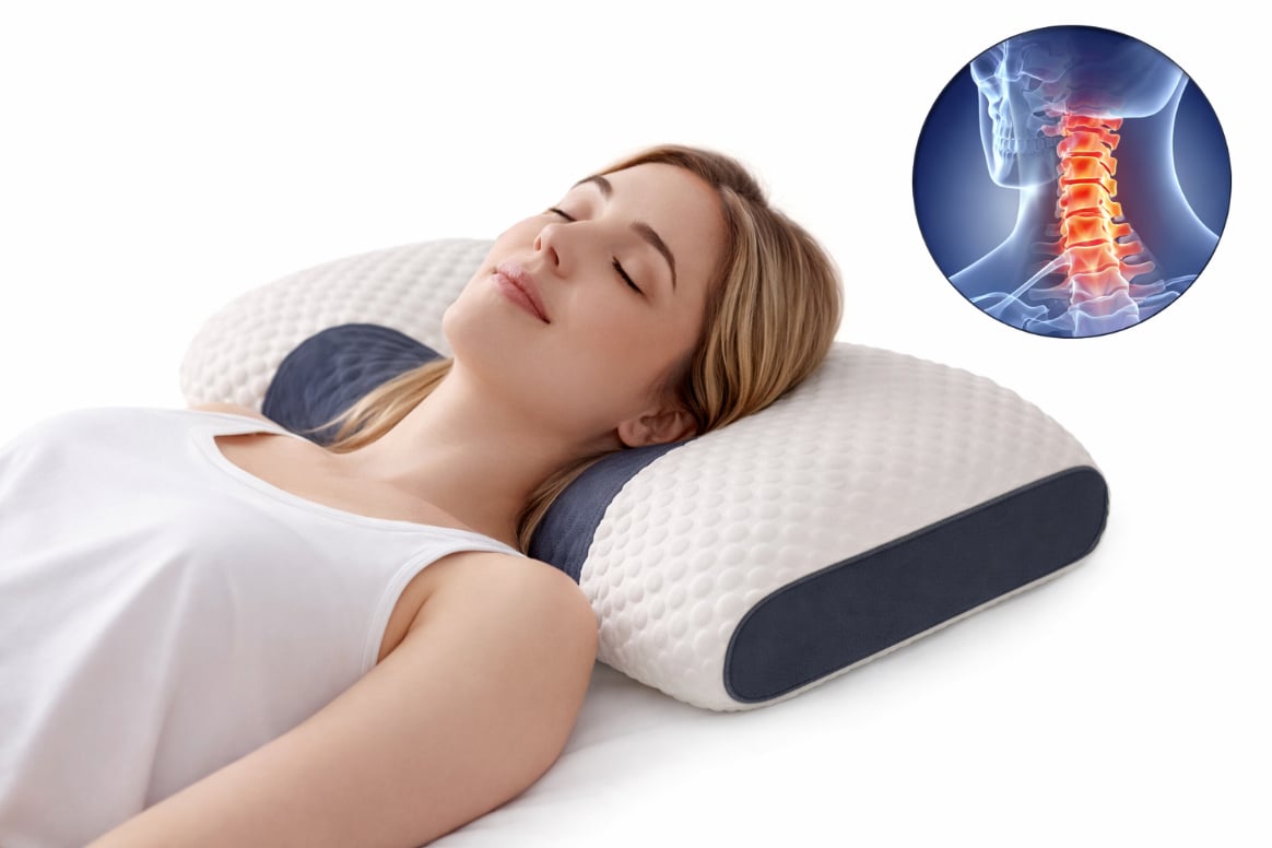ALMOHADA CERVICAL ORTOPÉDICA ERGONÓMICA PARA CUELLO - 3