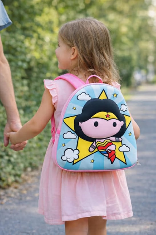 MOCHILA INFANTIL 3D HEROÍNA ESTRELLA IMPERMIABLE - 3