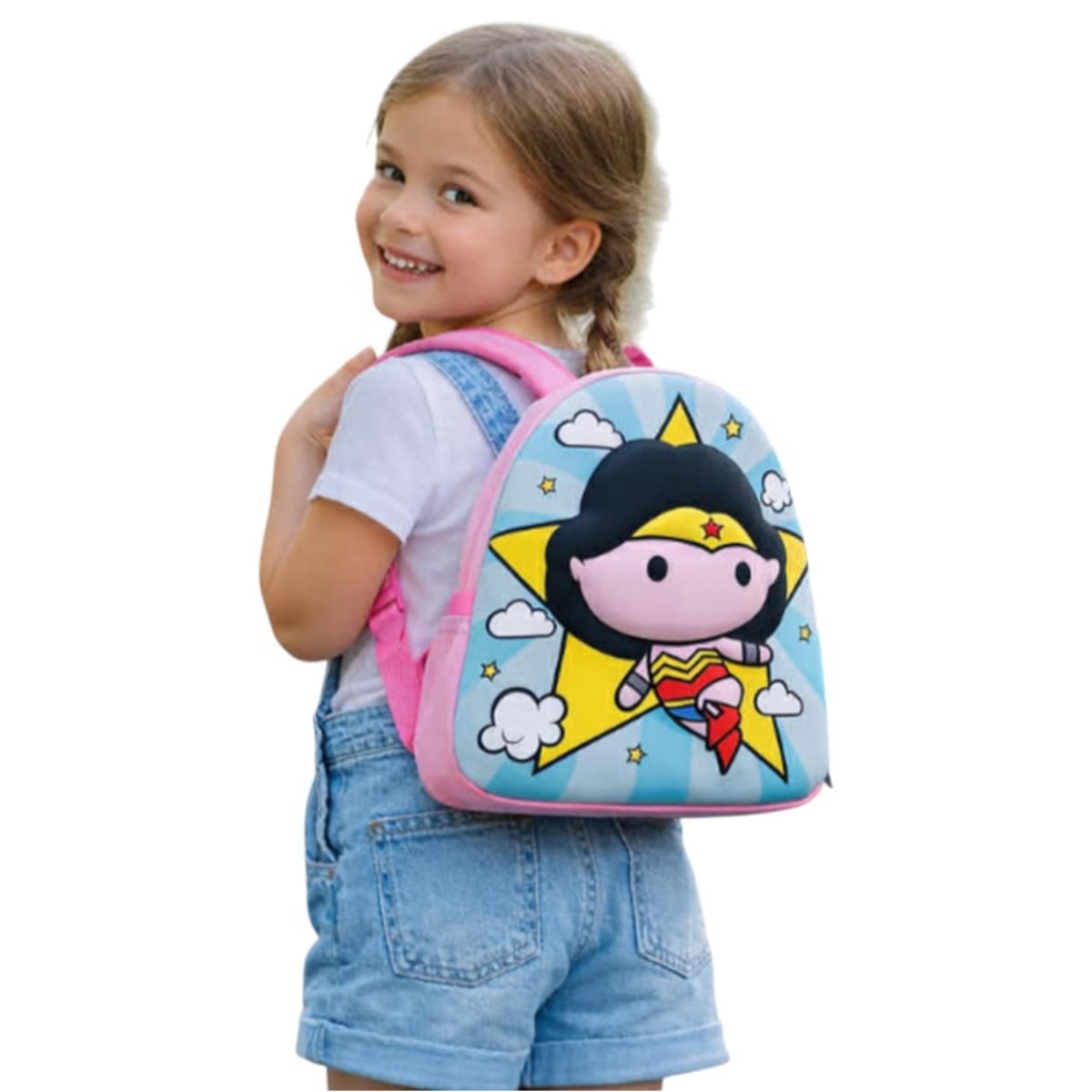 MOCHILA ESCOLAR NIÑA DISEÑO ANIMADO ESTRELLA - 1