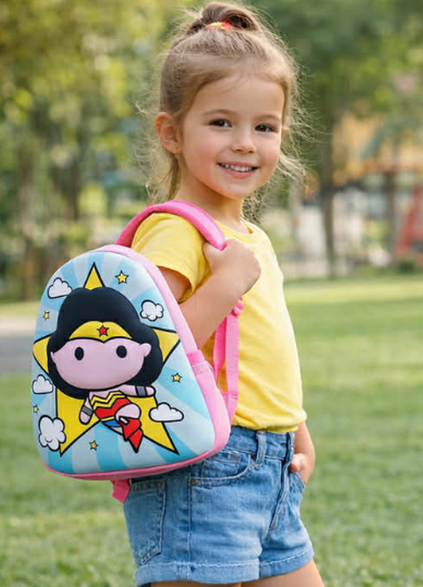 MOCHILA ESCOLAR NIÑA DISEÑO ANIMADO ESTRELLA - 4