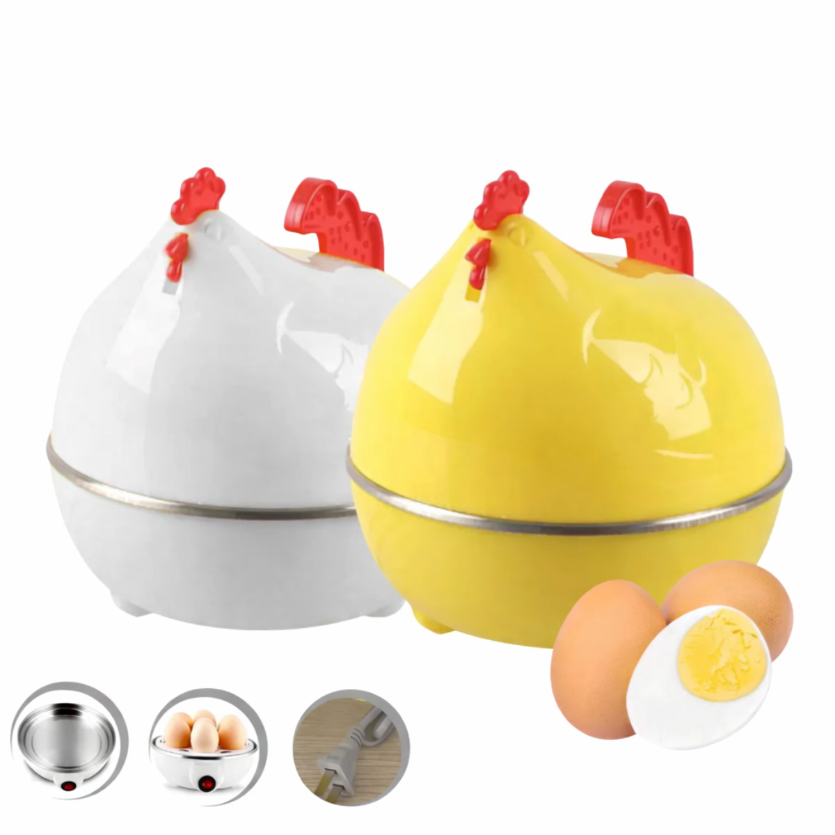 HERVIDOR ELÉCTRICO DE HUEVOS AUTOMÁTICO – CAPACIDAD 7 HUEVOS - 1