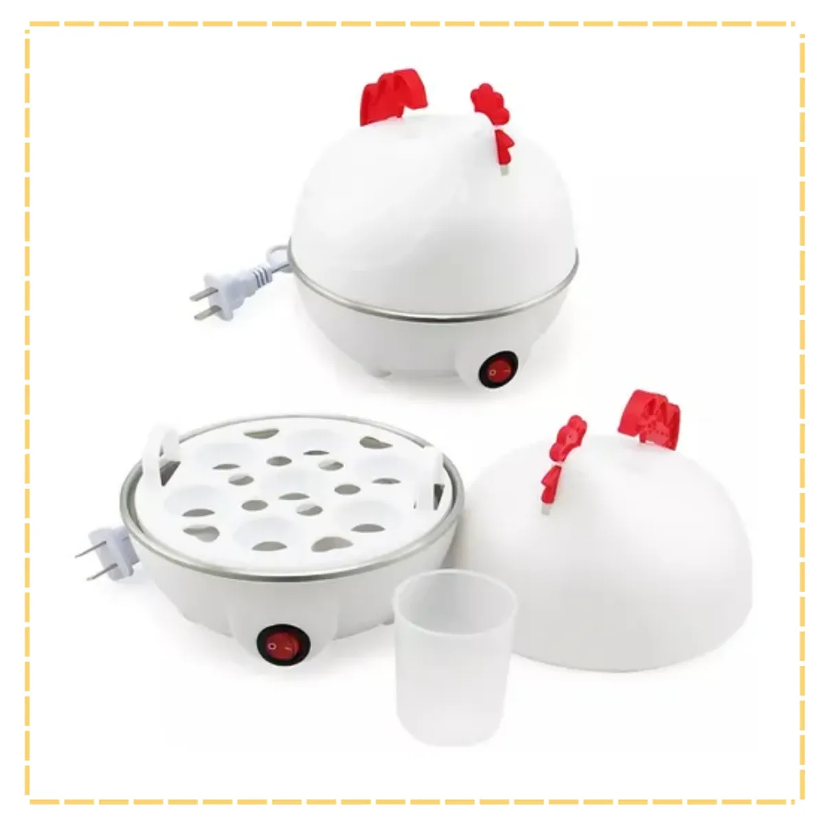 HERVIDOR ELÉCTRICO DE HUEVOS AUTOMÁTICO – CAPACIDAD 7 HUEVOS - 2